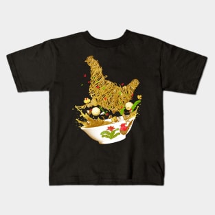 Chicken Noodles Kids T-Shirt